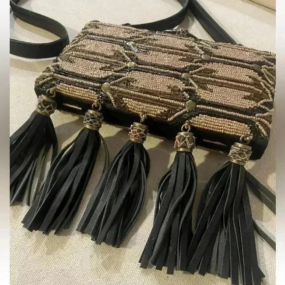 Mary Frances Beaded Crossbody Handbag OS EUC - Picture 5 of 11